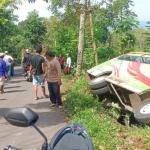 Bus Terguling di